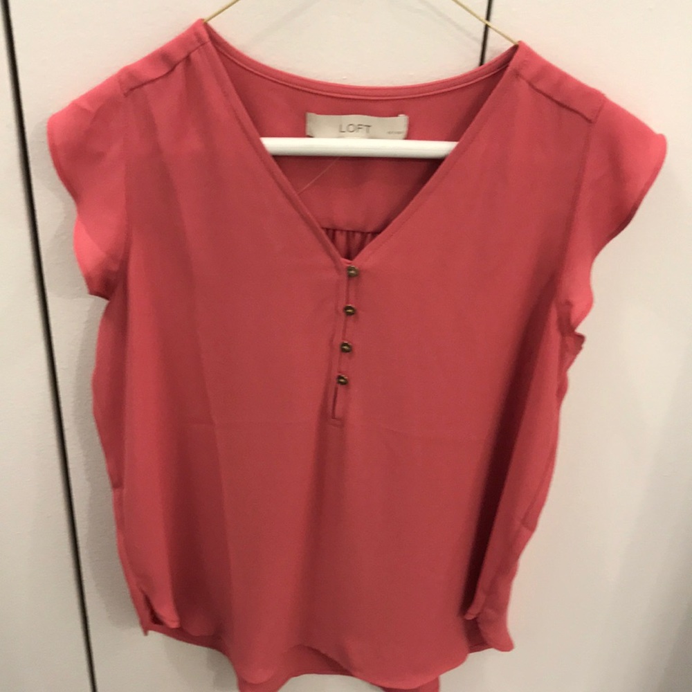 Pink short sleeve top